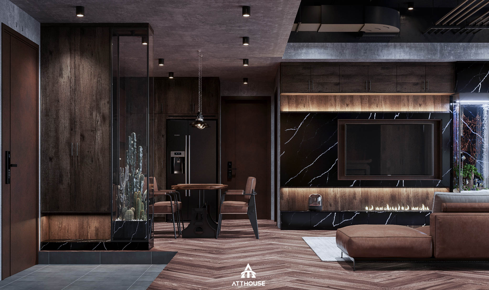 Thiết kế nội thất - AT&T House