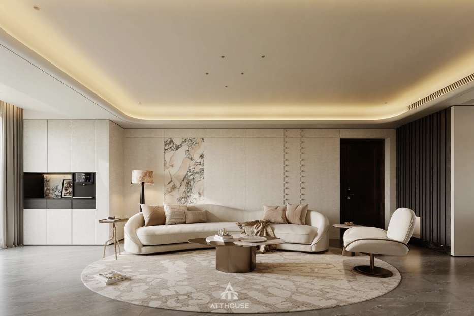 Thiết kế chung cư phong cách hiện đại luxury