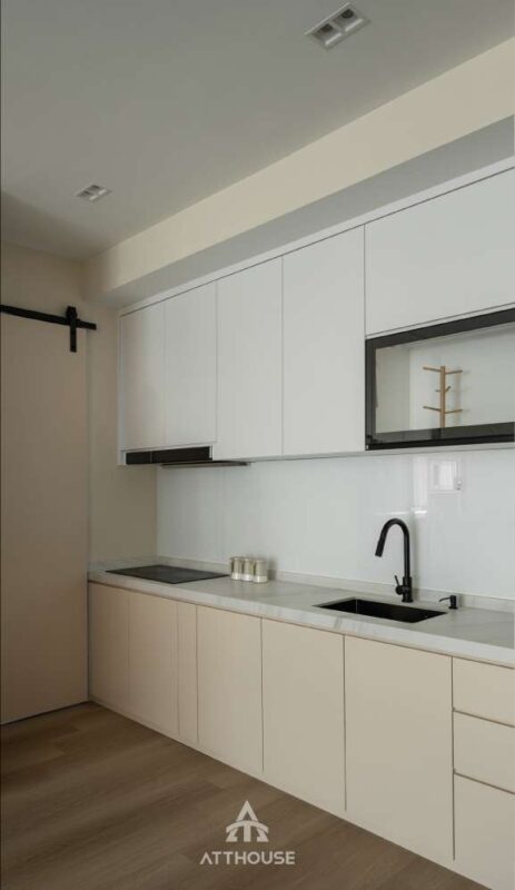 Thiết kế phòng bếp nhà phố Lê Chân – Bản Giao Hưởng Ngọt Ngào Giữa Lòng Phố Thị Sầm Uất
