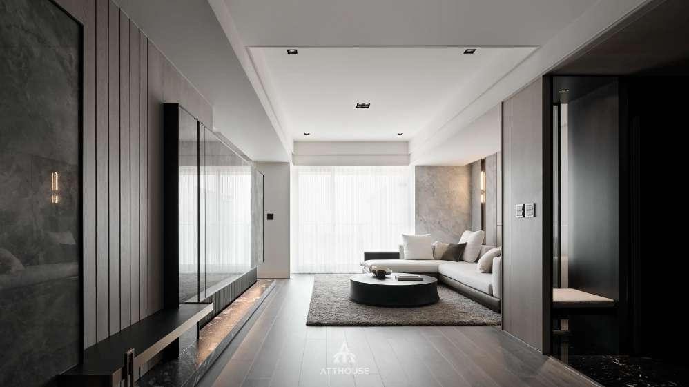 Thiết kế nội thất phòng khách nhà phố Lê Thánh Tông mang đậm dấu ấn cá nhân của gia chủ.