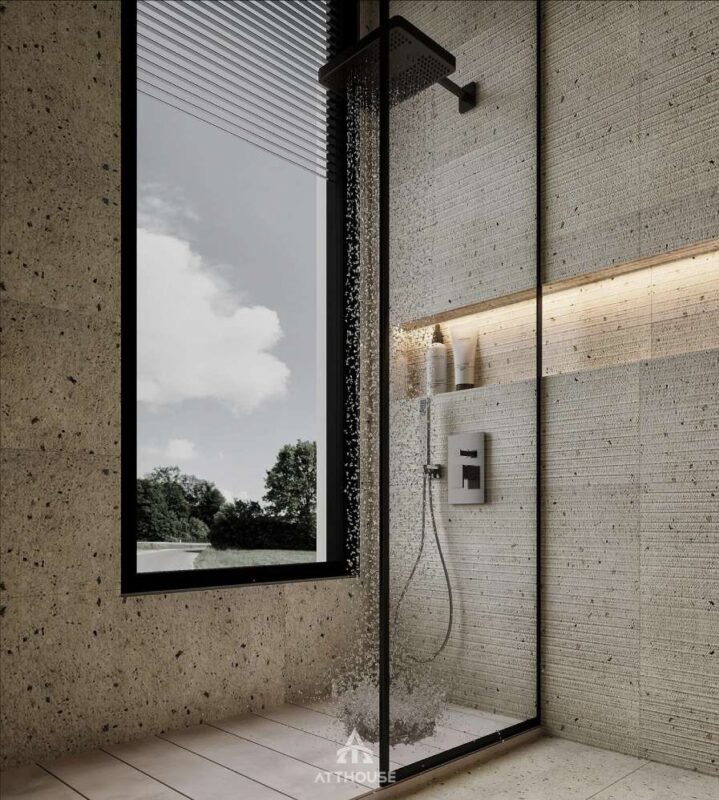 Thiết kế nội thất phòng tắm phong cách hiện đại  tại căn hộ The Minato Residence