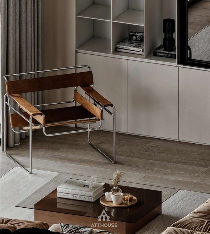 Thiết kế nội thất phòng khách hiện đại sang trọng tại căn hộ The Minato Residence