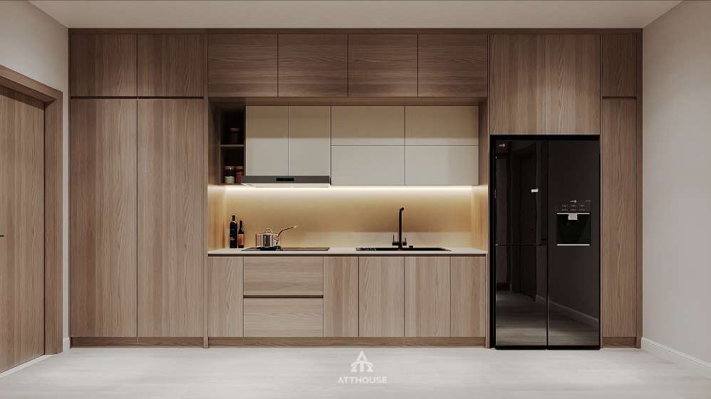 Phòng bếp cao cấp tại thiết kế biệt thự Vinhomes Vũ Yên Villa