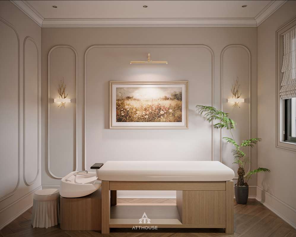 Thiết kế không gian spa phong cách Neo Classic Contemporary tại biệt thự Vinhomes Royal Island Villa