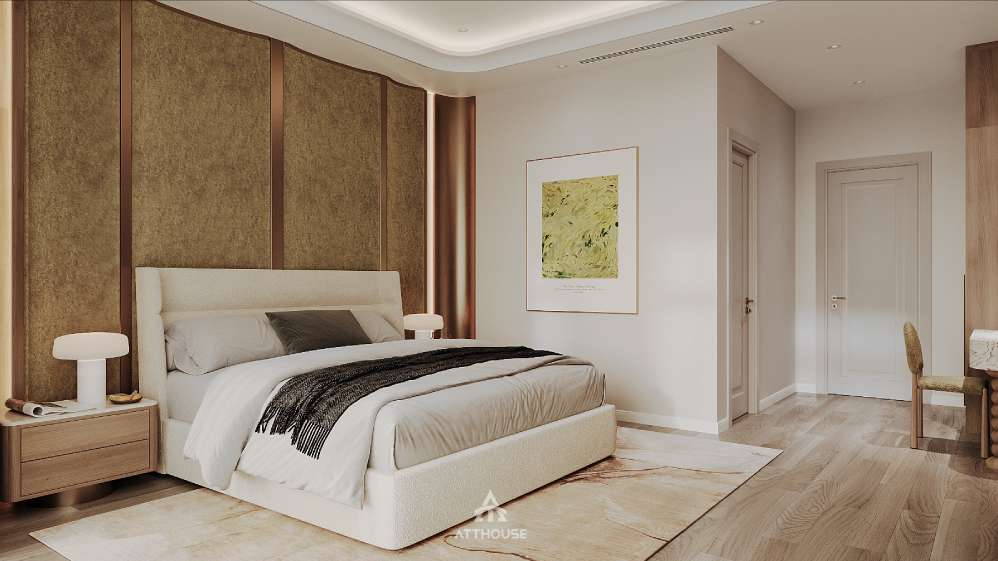 Thiết kế phòng ngủ master nhà phố  phong cách Contemporary Organic Luxury - Một chuẩn sống để trở về, để kết nối các thế hệ và để phản ánh gu thẩm mỹ