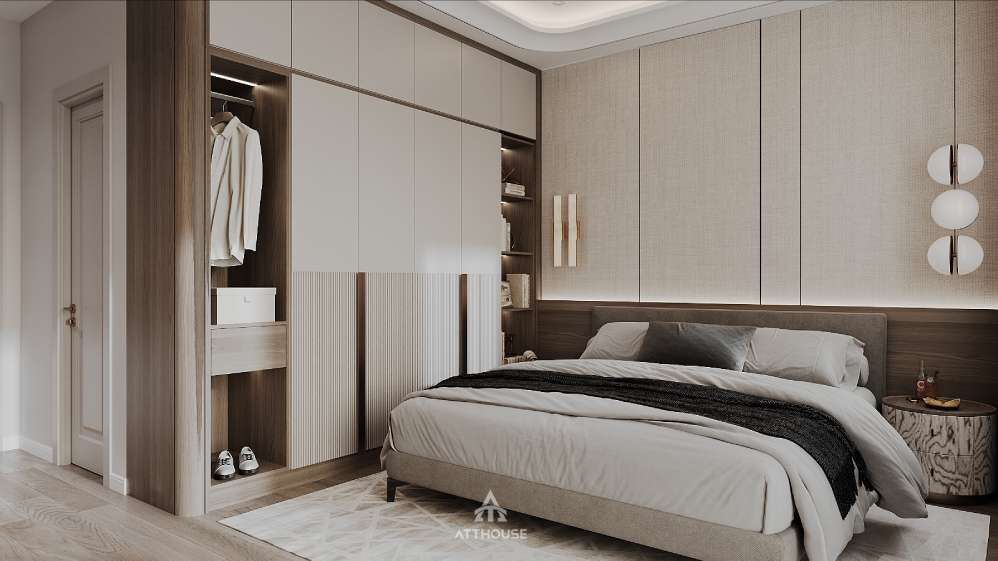 Thiết kế phòng ngủ con trai nhà phố Hải Phòng phong cách Contemporary Organic Luxury - Một chuẩn sống để trở về, để kết nối các thế hệ và để phản ánh gu thẩm mỹ