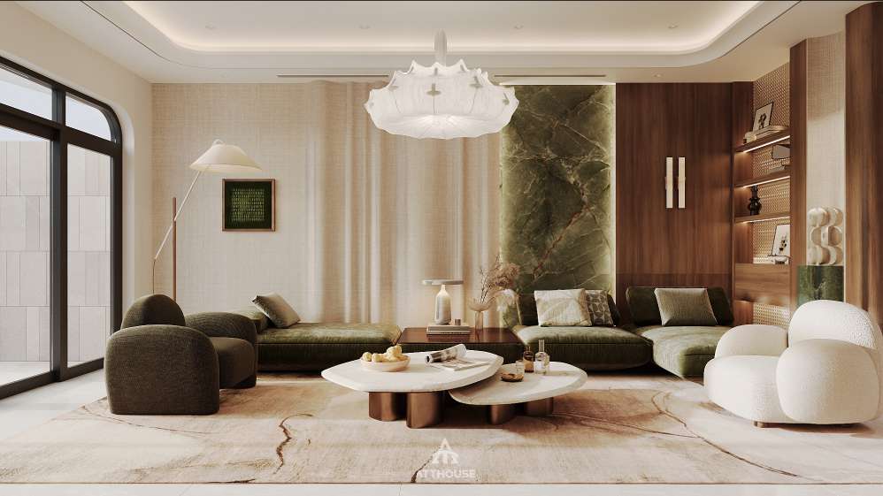 Thiết kế nhà phố Trực Cát House phong cách Contemporary Organic Luxury - Một chuẩn sống để trở về, để kết nối các thế hệ và để phản ánh gu thẩm mỹ