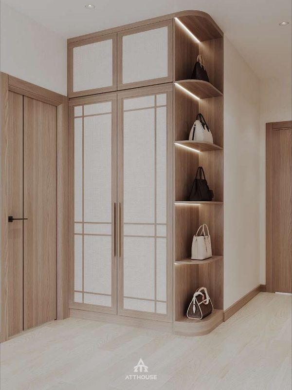 Không gian phòng ngủ 3 đơn giản tại thiết kế biệt thự Vinhomes Royal Island