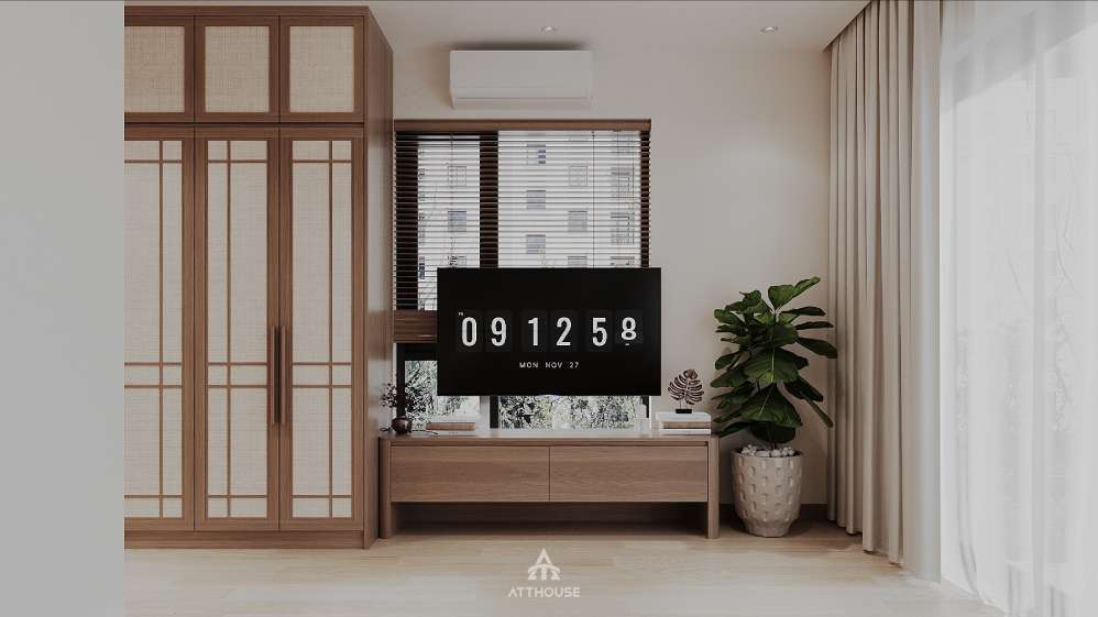 Không gian phòng ngủ 2 đẹp tại thiết kế biệt thự Vinhomes Royal Island